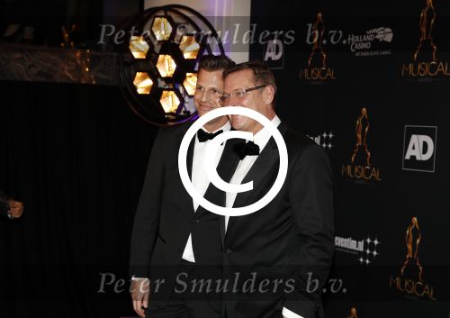 Scheveningen 24 januari 2018
Uitreiking musical awards in circustheater. Albert Verlinde met een vriend