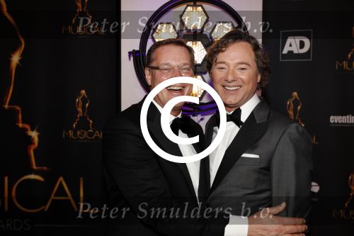 Scheveningen 24 januari 2018
Uitreiking musical awards in circustheater. Albert Verlinde met een vriend