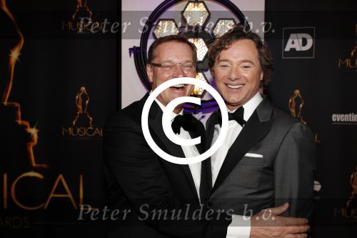 Scheveningen 24 januari 2018
Uitreiking musical awards in circustheater. Albert Verlinde met een vriend