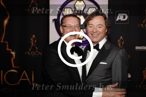 Scheveningen 24 januari 2018
Uitreiking musical awards in circustheater. Albert Verlinde met een vriend