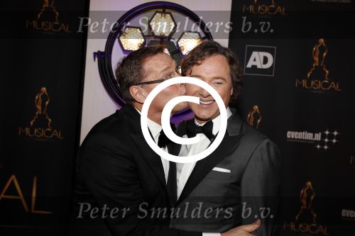 Scheveningen 24 januari 2018
Uitreiking musical awards in circustheater. Albert Verlinde met een vriend