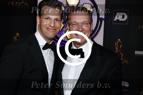 Scheveningen 24 januari 2018
Uitreiking musical awards in circustheater. Albert Verlinde met een vriend