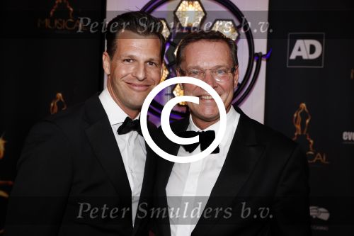 Scheveningen 24 januari 2018
Uitreiking musical awards in circustheater. Albert Verlinde met een vriend