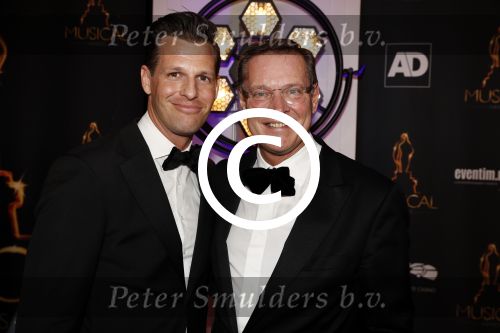 Scheveningen 24 januari 2018
Uitreiking musical awards in circustheater. Albert Verlinde met een vriend