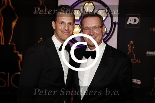 Scheveningen 24 januari 2018
Uitreiking musical awards in circustheater. Albert Verlinde met een vriend