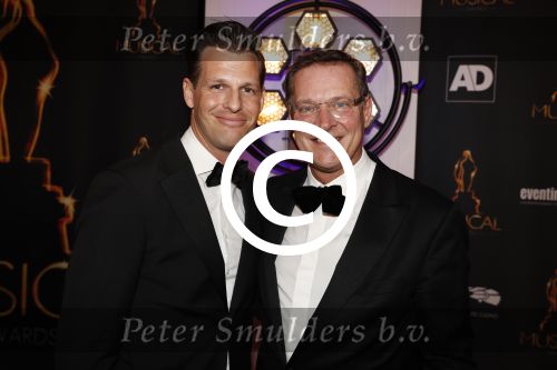 Scheveningen 24 januari 2018
Uitreiking musical awards in circustheater. Albert Verlinde met een vriend