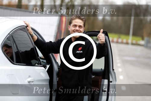 Rotterdam 24 januari 2018 
Andre Hazes met zijn beste vriend PA en chauffeur Djarno Hofland