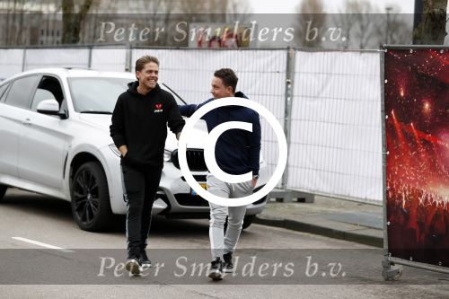 Rotterdam 24 januari 2018 
Andre Hazes met zijn beste vriend PA en chauffeur Djarno Hofland