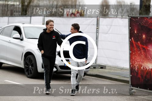Rotterdam 24 januari 2018 
Andre Hazes met zijn beste vriend PA en chauffeur Djarno Hofland