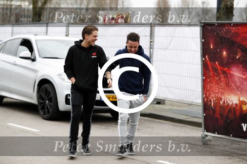 Rotterdam 24 januari 2018 
Andre Hazes met zijn beste vriend PA en chauffeur Djarno Hofland