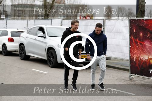 Rotterdam 24 januari 2018 
Andre Hazes met zijn beste vriend PA en chauffeur Djarno Hofland