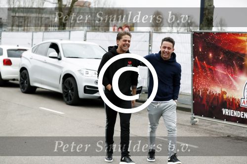 Rotterdam 24 januari 2018 
Andre Hazes met zijn beste vriend PA en chauffeur Djarno Hofland