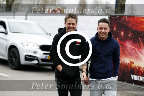 Rotterdam 24 januari 2018 
Andre Hazes met zijn beste vriend PA en chauffeur Djarno Hofland