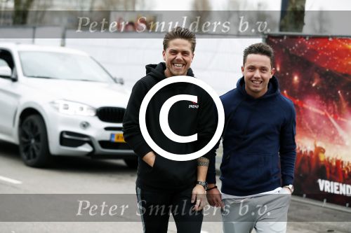 Rotterdam 24 januari 2018 
Andre Hazes met zijn beste vriend PA en chauffeur Djarno Hofland