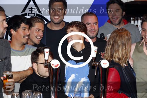Rotterdam 24 januari 2018 
Perspresentatie samen gaan Vrienden van Amstel Live en Flying Dutch in ahoy.
oa aanwezig Guus Meeuwis Xander de Buisonje Anouk Lil Kleine Andre Hazes Direct Nick en Simon Broederliefde Douwe Bob John Ewbank Jeroen v Koningsbrugge eva