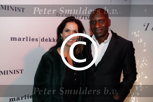 Rotterdam 8 januari 2018
25 jaar Marlies Dekkers incl modeshow. Annemarie v Gaal met man