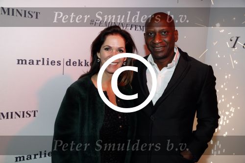 Rotterdam 8 januari 2018
25 jaar Marlies Dekkers incl modeshow. Annemarie v Gaal met man