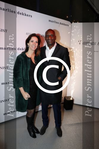 Rotterdam 8 januari 2018
25 jaar Marlies Dekkers incl modeshow. Annemarie v Gaal met man