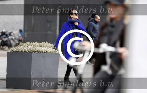 Amsterdam 22 januari 2018 
Ans Markus op straat in Amsterdam