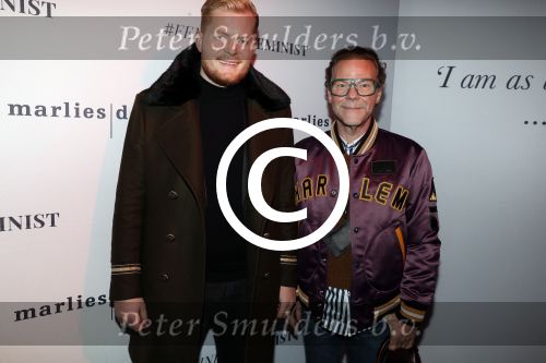 Rotterdam 8 januari 2018
25 jaar Marlies Dekkers incl modeshow. Bastiaan v Schaik met vriend