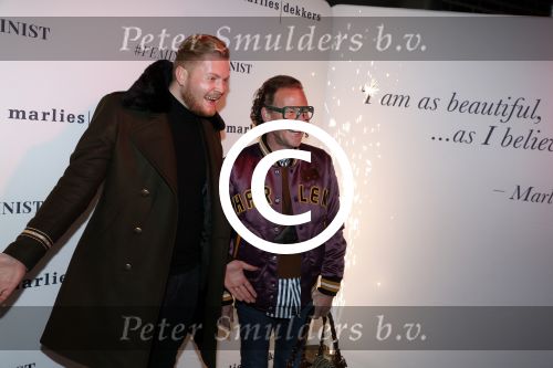 Rotterdam 8 januari 2018
25 jaar Marlies Dekkers incl modeshow. Bastiaan v Schaik met vriend