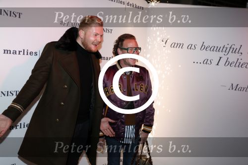 Rotterdam 8 januari 2018
25 jaar Marlies Dekkers incl modeshow. Bastiaan v Schaik met vriend