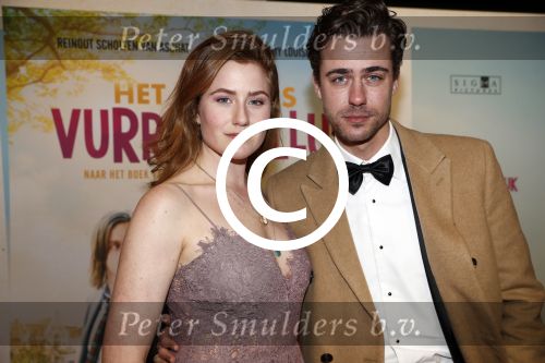 Amsterdam 22 januari 2018
Premiere het leven in vurrukkuluk in Tuschinski. Beau Schneider en Britte Lagcher