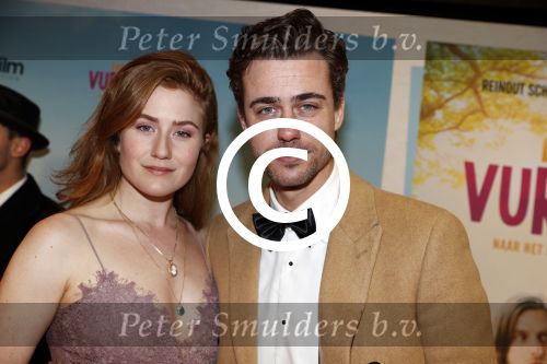 Amsterdam 22 januari 2018
Premiere het leven in vurrukkuluk in Tuschinski. Beau Schneider en Britte Lagcher