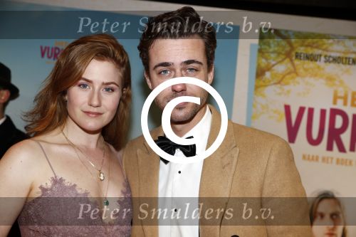 Amsterdam 22 januari 2018
Premiere het leven in vurrukkuluk in Tuschinski. Beau Schneider en Britte Lagcher