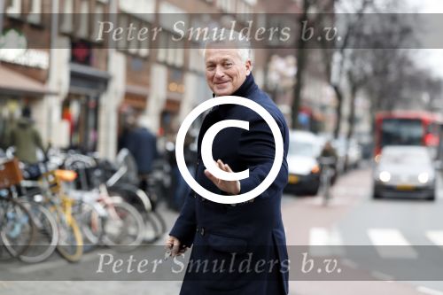 Amsterdam 20 januari 2018
Bram Moszkowicz op straat in Amsterdam zuid.