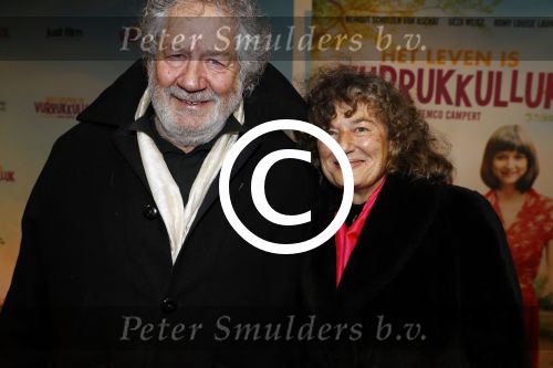 Amsterdam 22 januari 2018
Premiere het leven in vurrukkuluk in Tuschinski. Chiem v Houweninge met vrouw