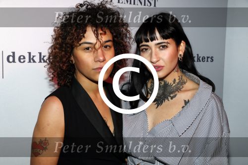 Rotterdam 8 januari 2018
25 jaar Marlies Dekkers incl modeshow. Christina Curry en haar vriendin hebben dezelfde tatoo