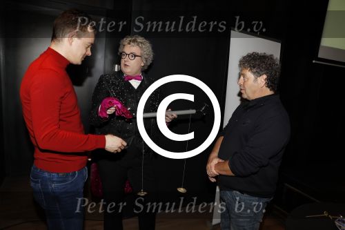 Amsterdam 11 januari 2018 
Uitreiking white canvas award aan Wouter Bos. Nick Dijkman en Dirk Zeelenberg
