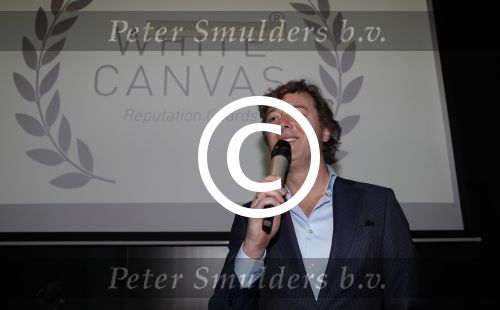 Amsterdam 11 januari 2018 
Uitreiking white canvas award aan Wouter Bos. Frits Sissing