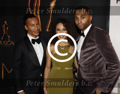 Scheveningen 24 januari 2018
Uitreiking musical awards in circustheater. Marc Sew-atjon, Gaia Aikman en Naidjim Severina