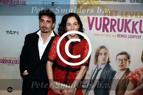 Amsterdam 22 januari 2018
Premiere het leven in vurrukkuluk in Tuschinski. daniel,de Ridder en Halina Reijn