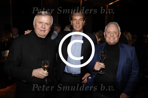 Amsterdam 11 januari 2018 
Uitreiking white canvas award aan Wouter Bos. Harrie Mens met Marco Juffermans en Rob