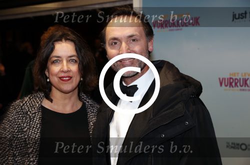 Amsterdam 22 januari 2018
Premiere het leven in vurrukkuluk in Tuschinski. Hugo Haenen met vrouw