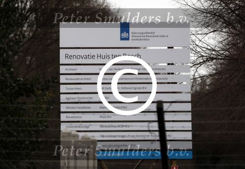 Den Haag 21 januari 2018
Huis ten Bosch het paleis /huis van Koning Willem Alexander en Koningin Maxima wordt verbouwd