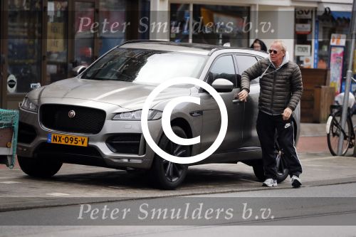 Amsterdam 18 januari 2018
Jack Spijkerman met zijn Jaguar SUV Jeep