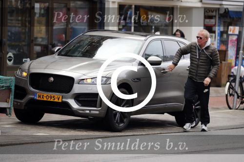 Amsterdam 18 januari 2018
Jack Spijkerman met zijn Jaguar SUV Jeep