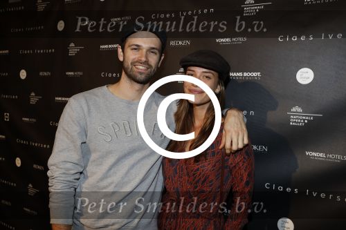 Amsterdam 31 januari 2018
Modeshow Claes iversen in de stopera. Lara Leijs met vriend