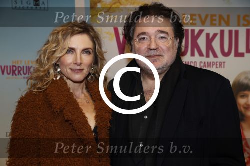 Amsterdam 22 januari 2018
Premiere het leven in vurrukkuluk in Tuschinski. Leon de Winter met zijn vrouw Jessica Durlacher