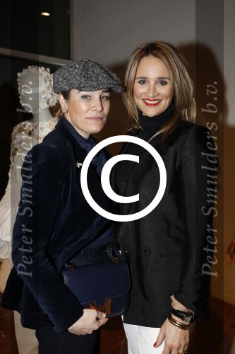 Amsterdam 31 januari 2018
Modeshow Claes iversen in de stopera. Lieke v Lexmond met zus Jetteke