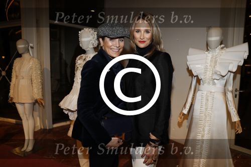Amsterdam 31 januari 2018
Modeshow Claes iversen in de stopera. Lieke v Lexmond met zus Jetteke