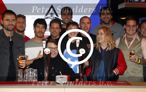 Rotterdam 24 januari 2018 
Perspresentatie samen gaan Vrienden van Amstel Live en Flying Dutch in ahoy.
oa aanwezig Guus Meeuwis Xander de Buisonje Anouk Lil Kleine Andre Hazes Direct Nick en Simon Broederliefde Douwe Bob John Ewbank Jeroen v Koningsbrugge eva