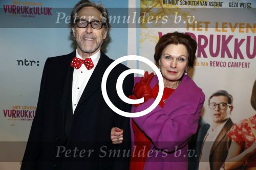Amsterdam 22 januari 2018
Premiere het leven in vurrukkuluk in Tuschinski. Liz Snoijink met man