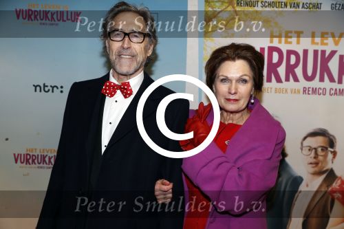 Amsterdam 22 januari 2018
Premiere het leven in vurrukkuluk in Tuschinski. Liz Snoijink met man