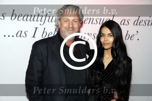 Rotterdam 8 januari 2018
25 jaar Marlies Dekkers incl modeshow. Mark Teurlings met een kennis