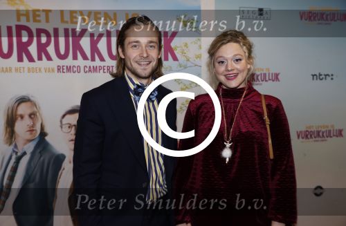 Amsterdam 22 januari 2018
Premiere het leven in vurrukkuluk in Tuschinski. Matthijs v d Sande Bakhuyzen met vriendin
